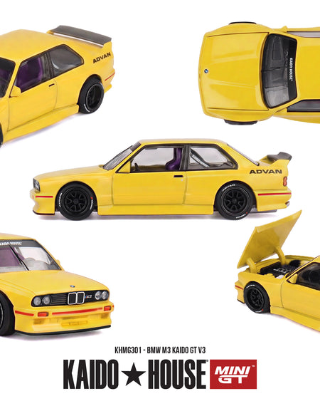 (Pre-order) Mini GT #301 BMW M3 Kaido GT V3 Diecast Model Car