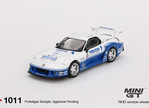 Load image into Gallery viewer, Mini GT #1011 MAZDA RX-7 LB-Super Silhouette IMSA Diecast Model Car
