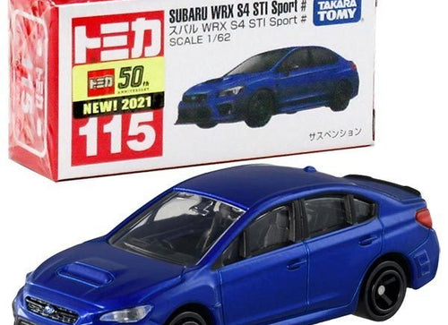 Load image into Gallery viewer, Takara Tomy Tomica Diecast Model Car No115 Subaru WRX S4 STI Sport
