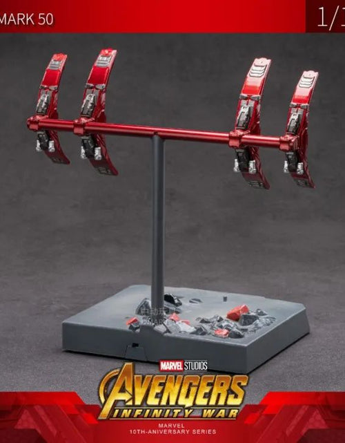 Load image into Gallery viewer, ZD Toys Marvel Avengers 1/10 Iron Man MK50 Action Figure Infinity War Scene
