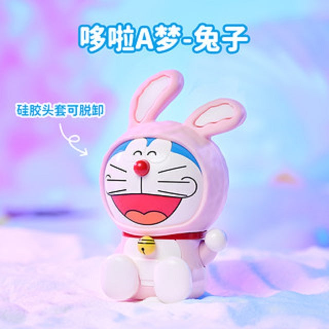 Qman Keeppley Building Blocks Toy #K20415 - Doraemon Pink Bunny