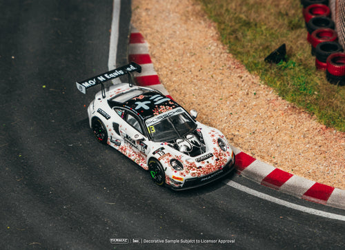 Load image into Gallery viewer, Tarmac Works 1/64 Porsche 911 GT3 R Suzuka 1000km 2025 Phantom Global
