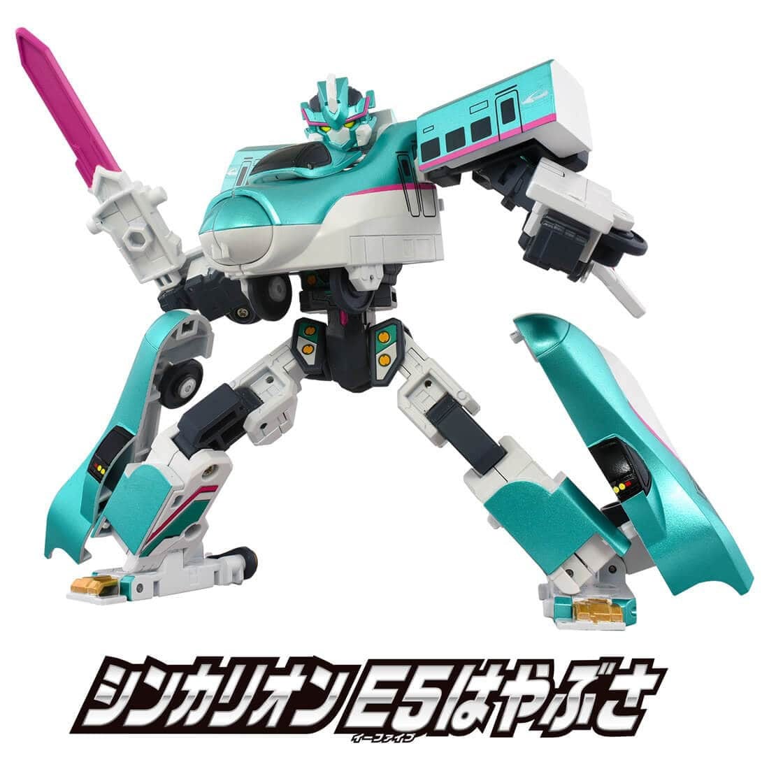 Takara Tomy Shinkansen SGX01 Transforming Robot Shinkalion E5 Hayabusa Plarail