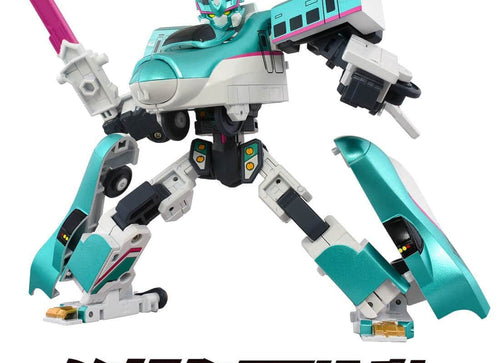 Load image into Gallery viewer, Takara Tomy Shinkansen SGX01 Transforming Robot Shinkalion E5 Hayabusa Plarail
