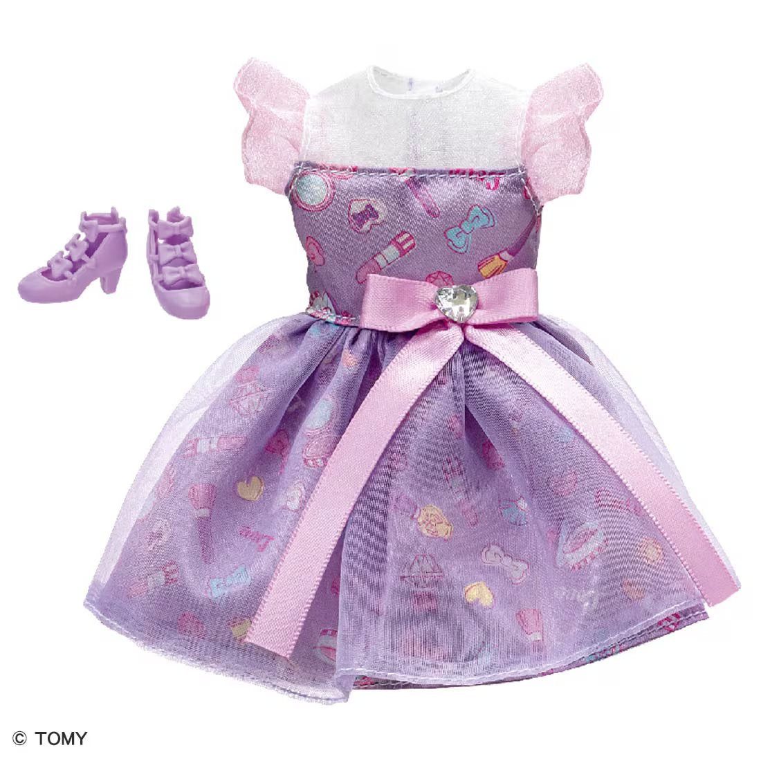 Takara Tomy Licca Chan Doll My First Dress LW-03 Cosmetic Purple (NO DOLL)