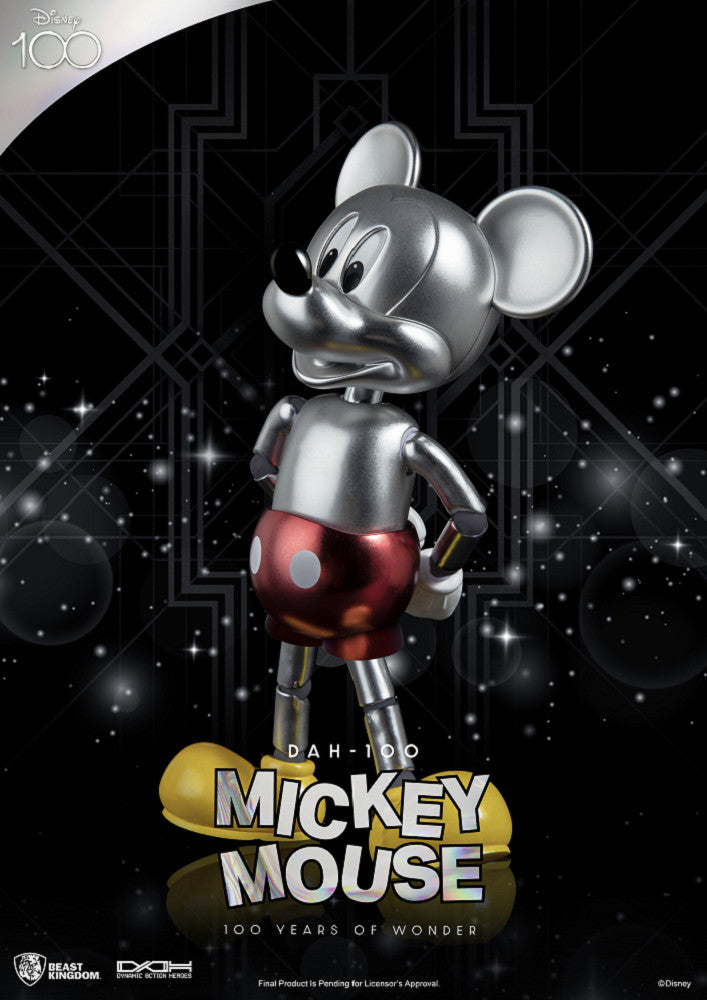 Beast Kingdom DAH-100 Disney 100 Years of Wonder Mickey Mouse Action Figure Set