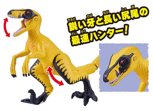 Load image into Gallery viewer, Takara Tomy Adventure Continent Ania Kingdom Lapulu Velociraptor (Animal Figure)
