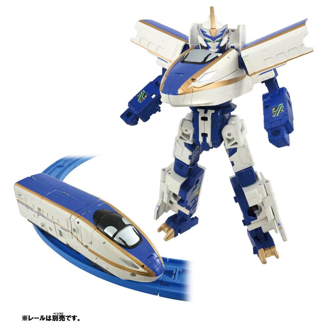 Takara Tomy Plarail Shinkansen Deformation Robot SHINKALION CW E7 Kagayaki Drill