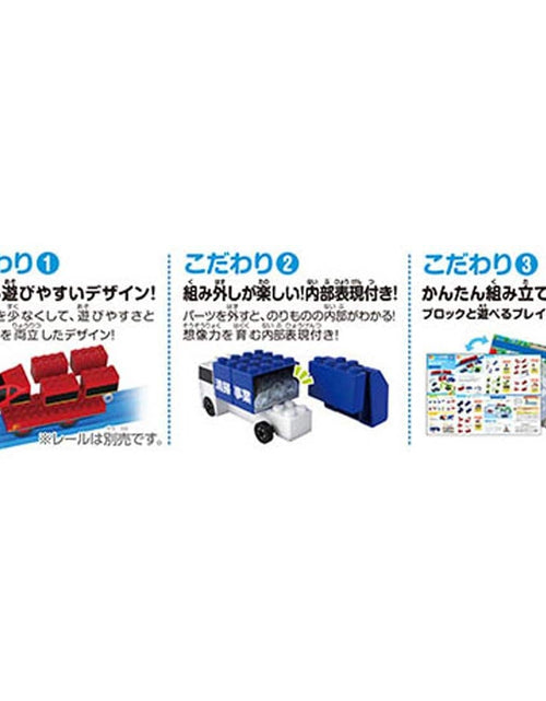 Load image into Gallery viewer, Takara Tomy Tomica Plarail Blocks Mix &amp; Play DX Entry Set
