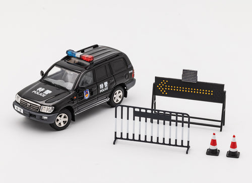 Load image into Gallery viewer, GCD 1/64 Toyota Land Cruiser 100 - S.W.A.T. (China) Black (LHD)
