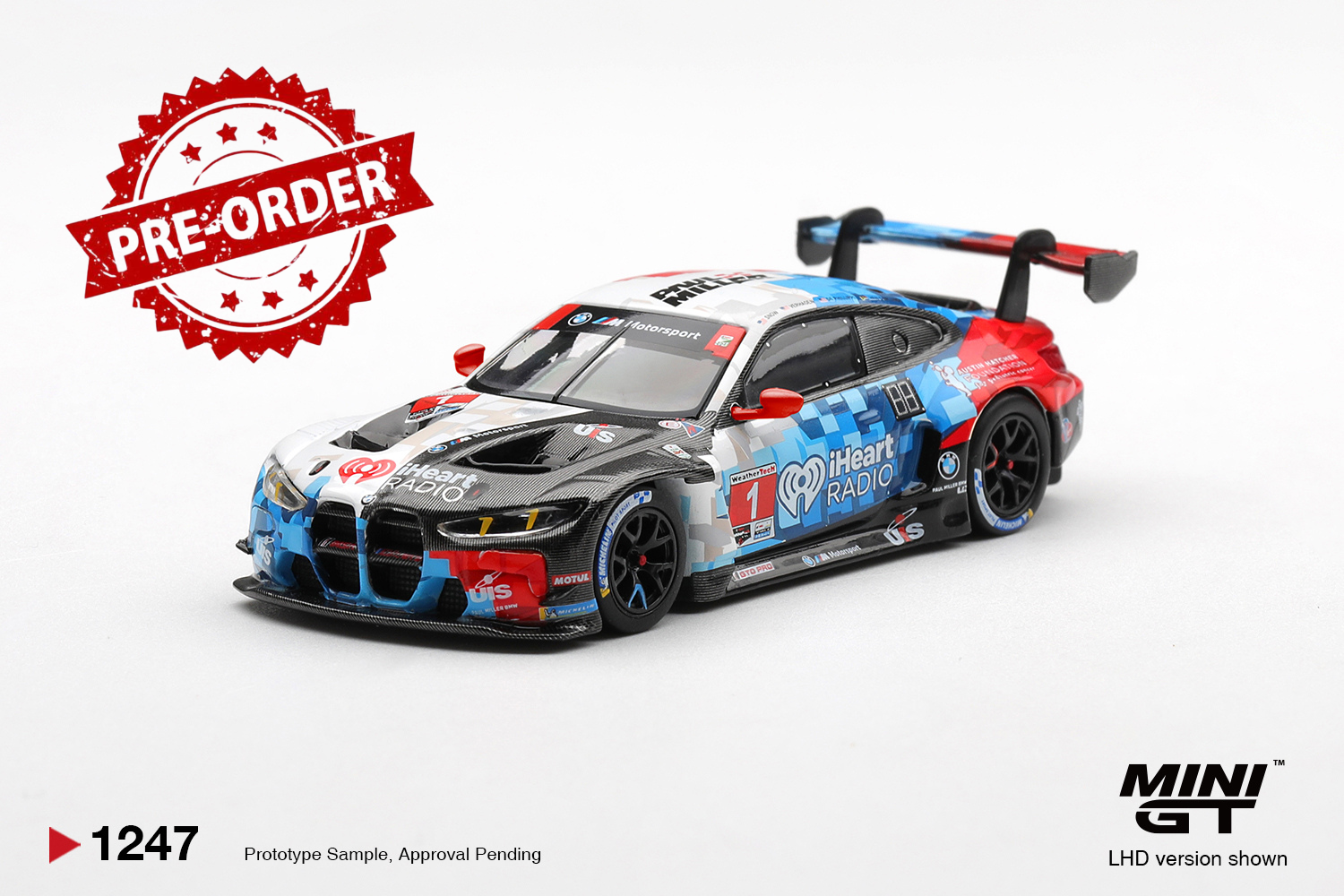 (Pre-order) Mini GT #1247 BMW M4 GT3 EVO #1 Paul Miller Racing 2025 IMSA Daytona