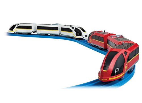 Load image into Gallery viewer, Takara Tomy Plarail Train Set - Red Stream &amp; White Stream Connection Railway Set
