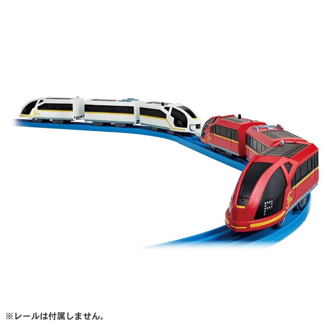 Takara Tomy Plarail Train Set - Red Stream & White Stream Connection Railway Set