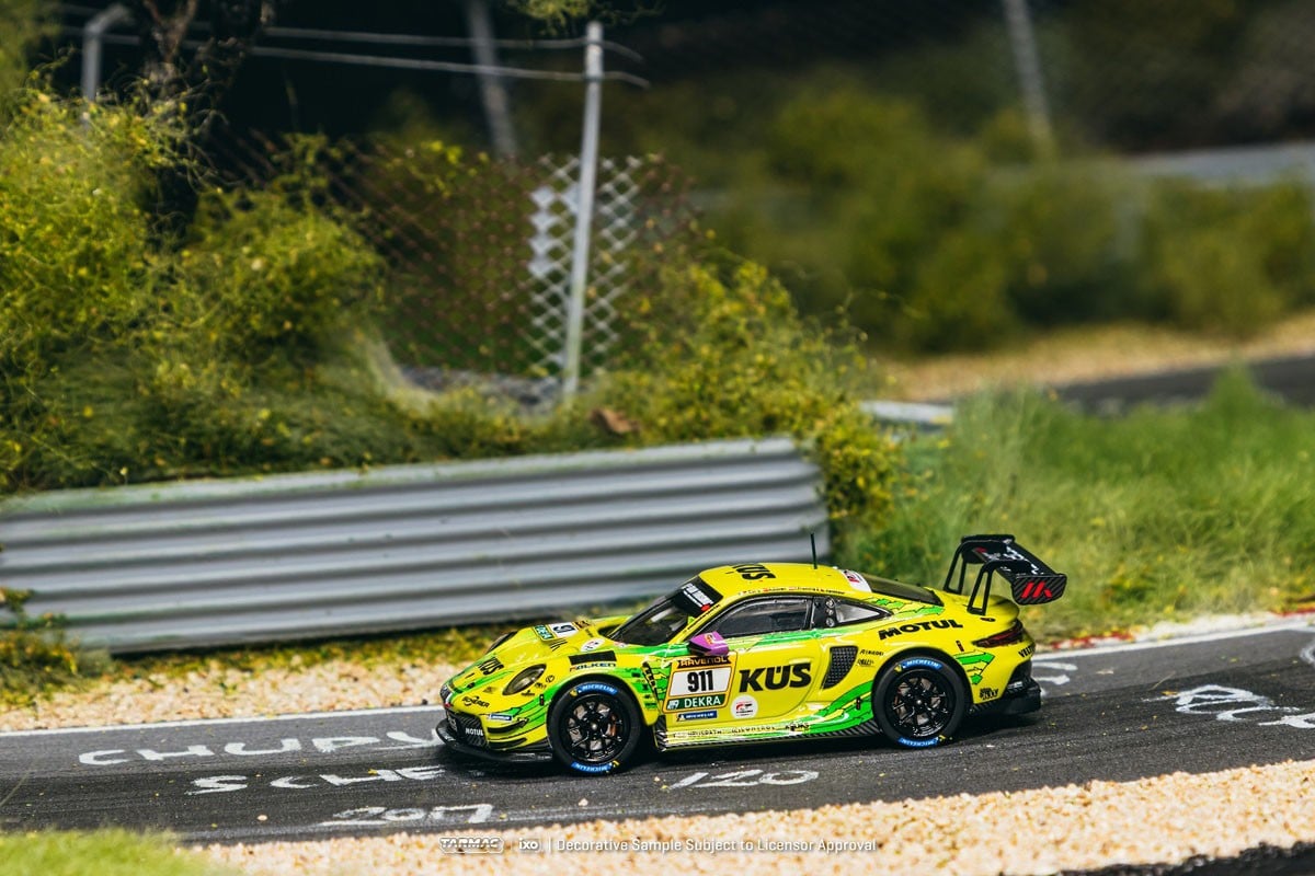 (Pre-order) Tarmac Works 1/64 Porsche 911 GT3 R Nurburgring 24h 2024 Diecast Car