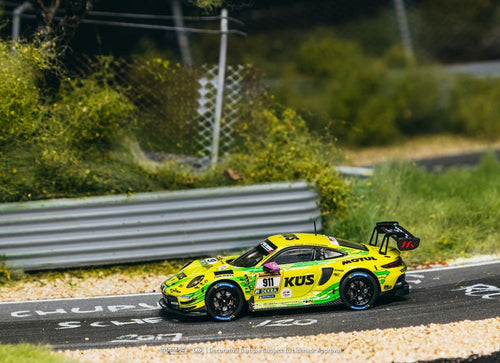 Load image into Gallery viewer, (Pre-order) Tarmac Works 1/64 Porsche 911 GT3 R Nurburgring 24h 2024 Diecast Car
