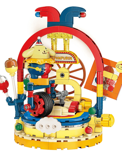 Load image into Gallery viewer, Keeppley Blocks Toy #K20826 Sanrio Series - Pompompurin Unicycle Performance
