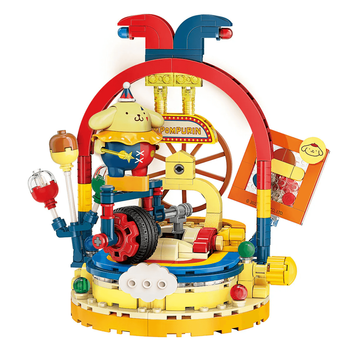 Keeppley Blocks Toy #K20826 Sanrio Series - Pompompurin Unicycle Performance