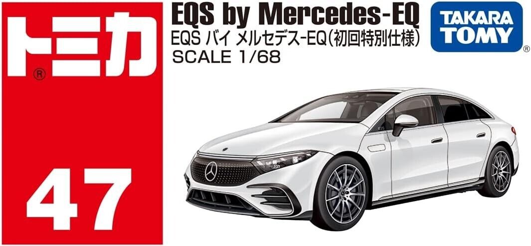 Takara Tomy Tomica Diecast Model Car 1:68 No.47 EQS by Mercedes-EQ (1st)