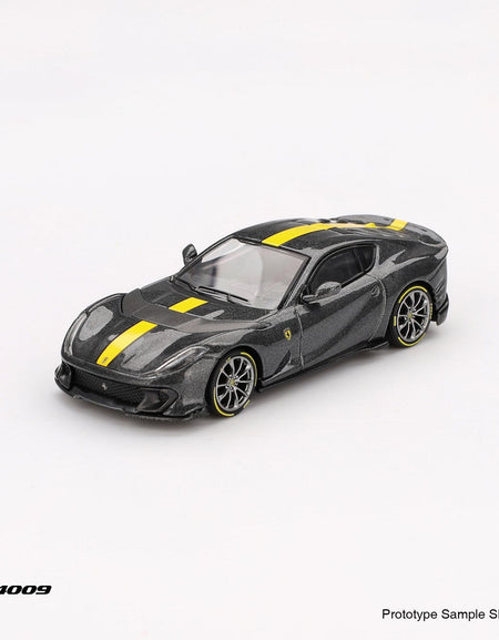 BBR 1:64 Ferrari 812 Competizione Grigio Competizione Diecast Model Car