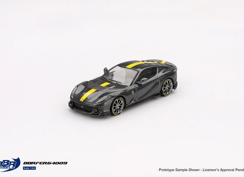 Load image into Gallery viewer, BBR 1:64 Ferrari 812 Competizione Grigio Competizione Diecast Model Car

