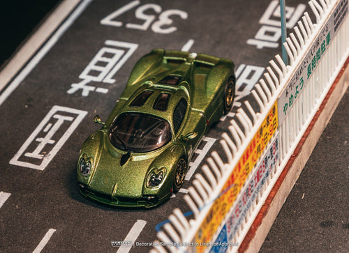 Load image into Gallery viewer, (Pre-order) Tarmac Works Pagani Utopia Green Metallic 1/64 Diecast Model Car
