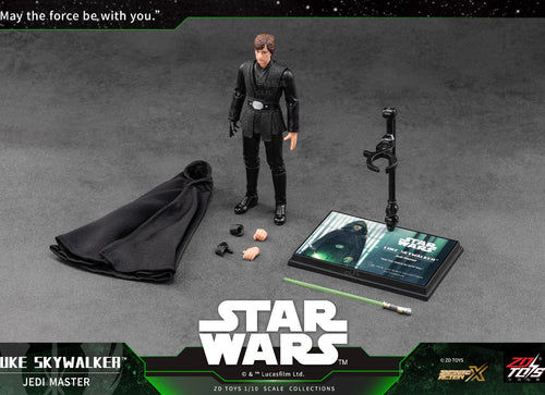 Load image into Gallery viewer, ZD Toys Star Wars Series 1/10 Star Wars Luke Skywalker Action Figures
