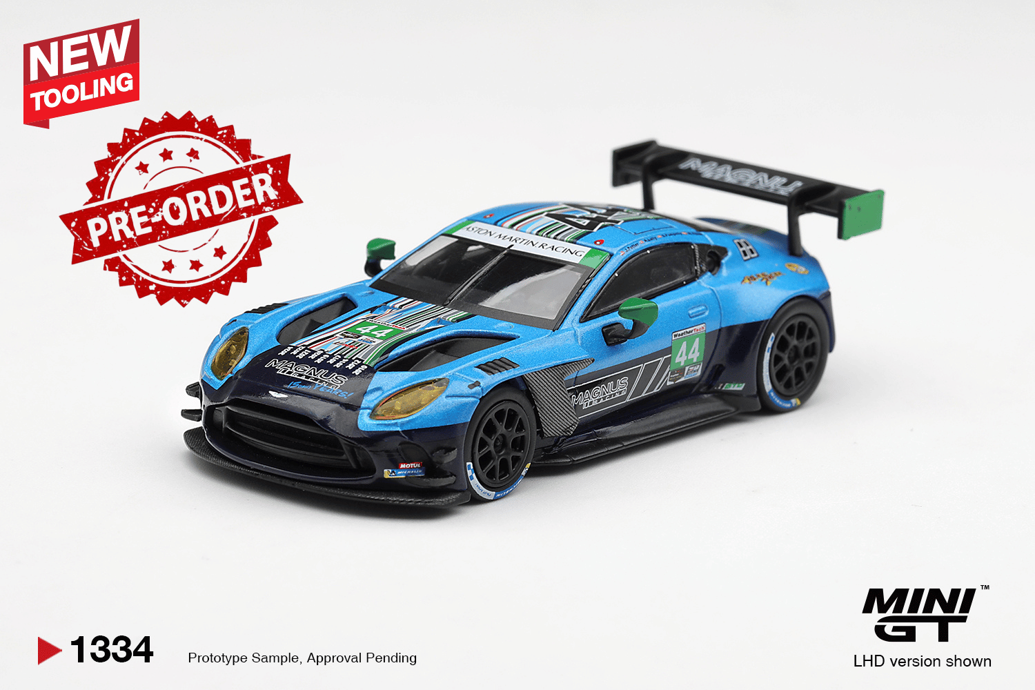 (Pre-order) Mini GT #1334 Aston Martin Vantage GT3 Evo#44 Magnus Racing 2025IMSA