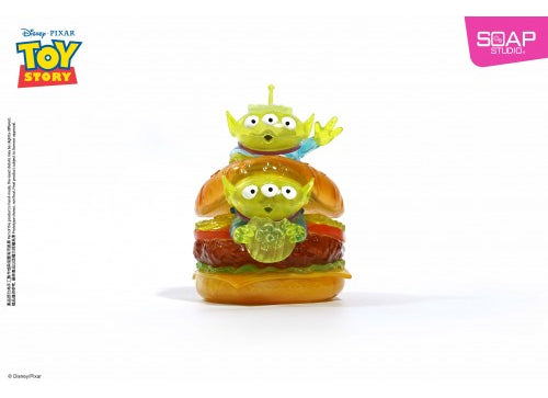 Load image into Gallery viewer, Soap Studio Disney Pixar Toy Story Aliens Jelly Burger PVCFigure 16cm Height
