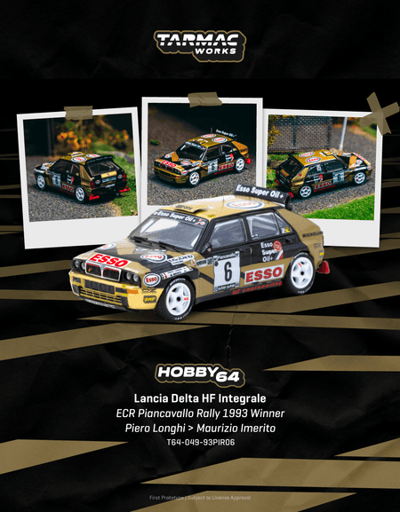Tarmac Works Lancia Delta HF Integrale ECR Piancavallo Rally 1993
