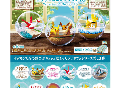 Load image into Gallery viewer, RE-MENT Pokemon Terrarium Collection #13 (full set of 6pcs)
