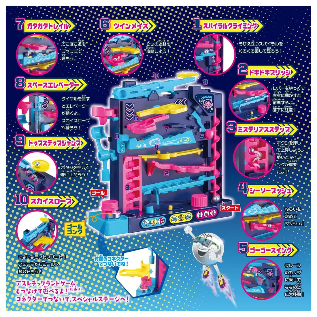 Takara Tomy Athletic Land Game Level Up (Children Board Game)