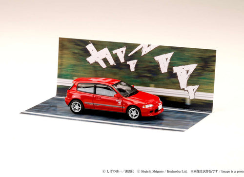 Load image into Gallery viewer, Hobby Japan 1/64 Honda CIVIC (EG6) Myogi Night Kids INITIAL D Shingo #HJDMD006

