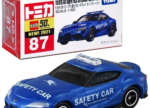 Load image into Gallery viewer, Takara Tomy Tomica Diecast Model Car No.087 - GR Supra Safety Car
