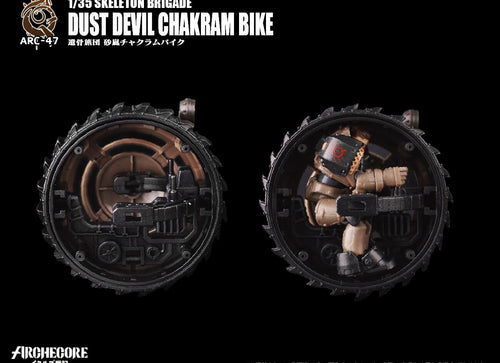 Load image into Gallery viewer, ARCHECORE ARC-47 Skeleton Brigade Dust Devil Chakram Bike Set
