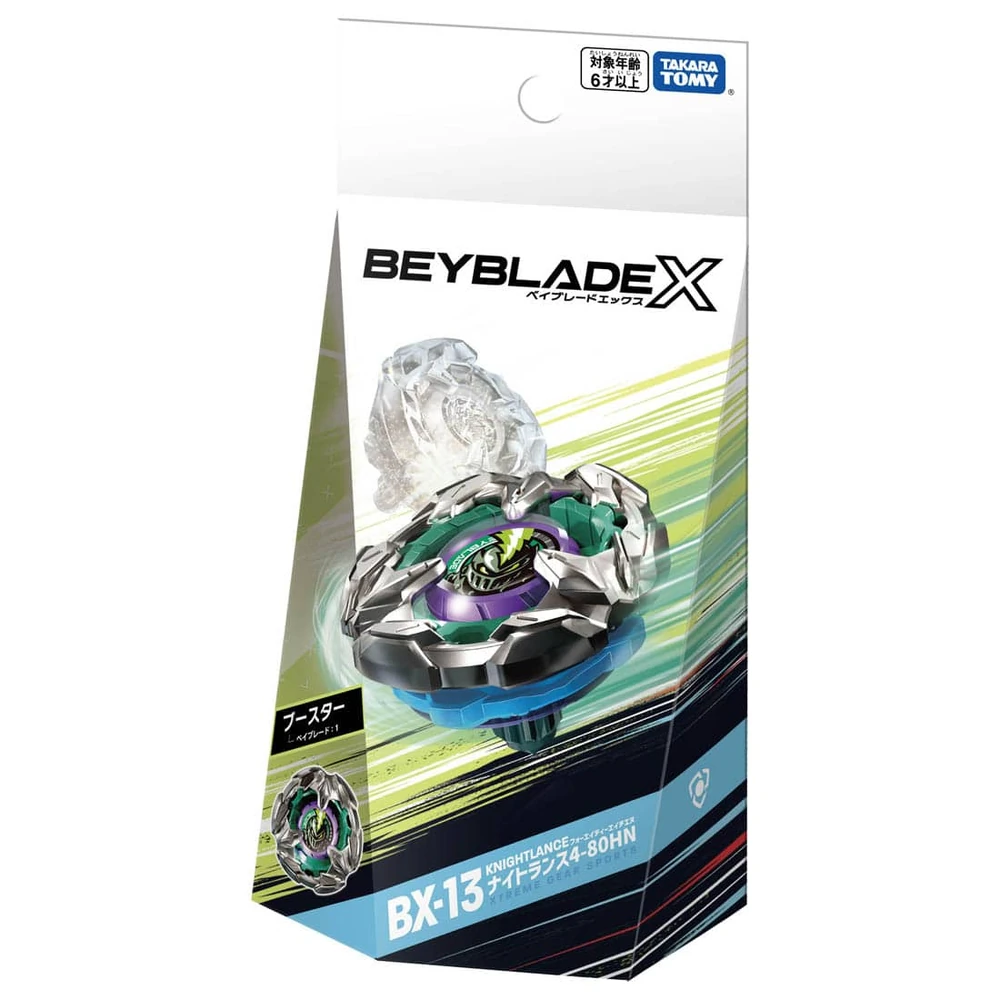 Takara Tomy Beyblade X Booster BX-13 Knight Lance 4-80HN