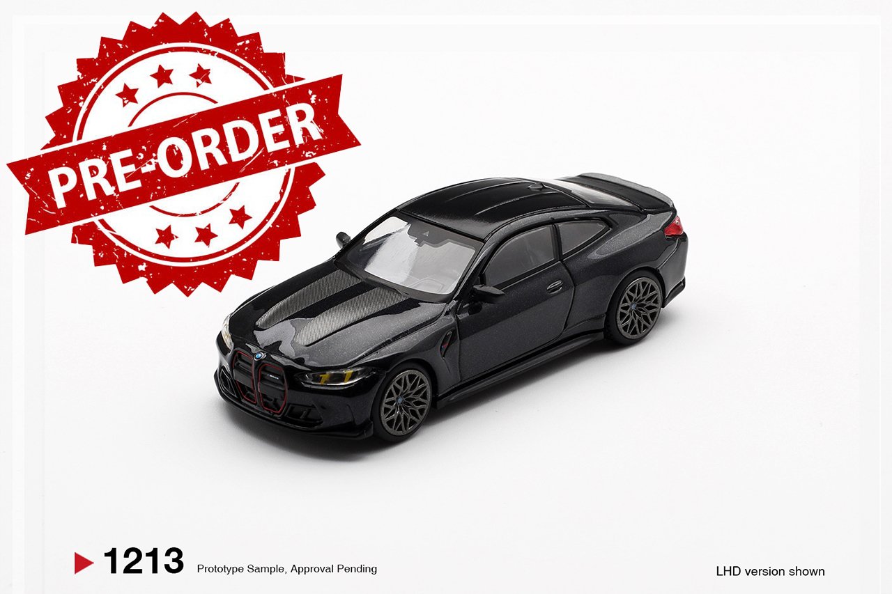 (Pre-order) MINI GT #1213 BMW M4 CS Black Sapphire RHD Diecast Model Car