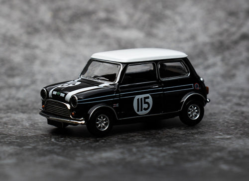 Load image into Gallery viewer, Tiny City Die-cast Model Car - 1/50 Mini Cooper Black (115)

