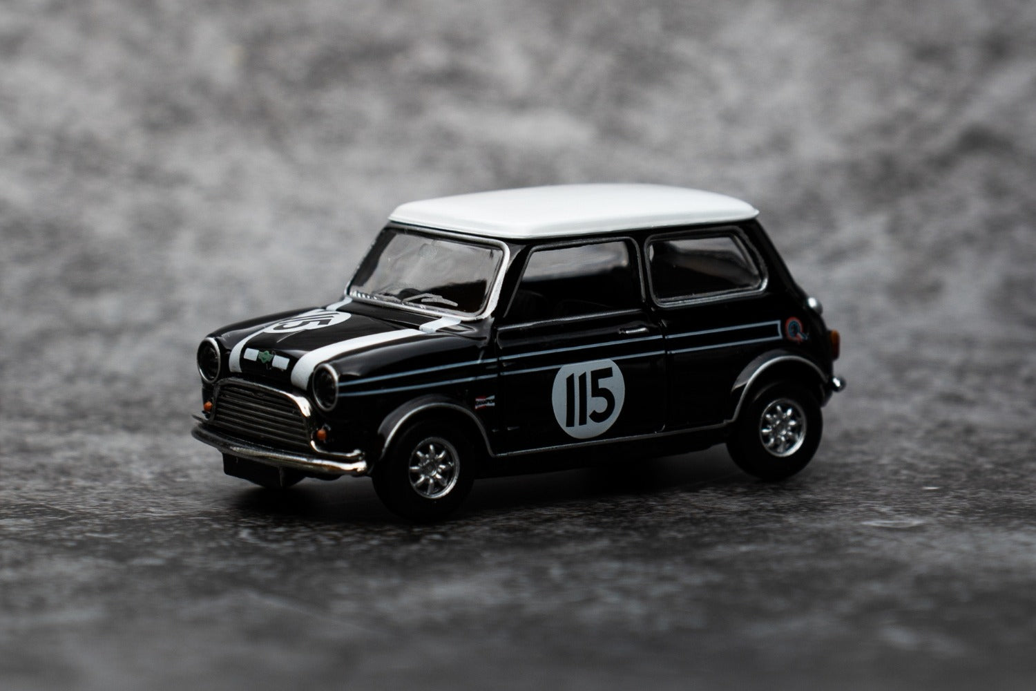 Tiny City Die-cast Model Car - 1/50 Mini Cooper Black (115)