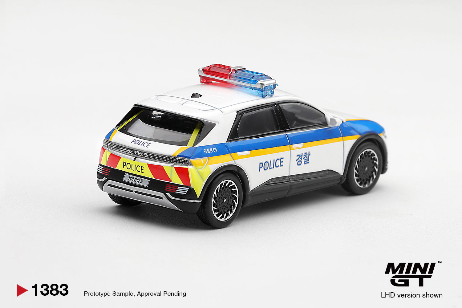 (Pre-order) Mini GT #1383 Hyundai Ioniq 5 Police Car Diecast Model Car
