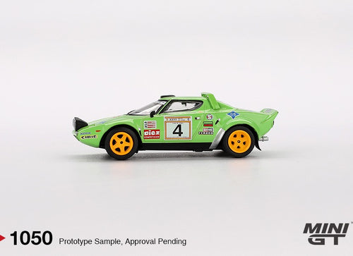 Load image into Gallery viewer, Mini GT #1050 Lancia Stratos HF #4 1979 Spanish Rally Champion
