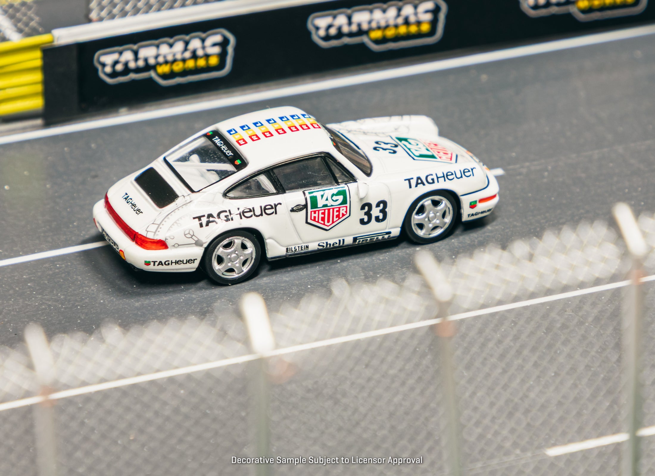 (Pre-order) Tarmac Works Porsche 911 Carrera 2  Porsche Supercup Monaco 1993
