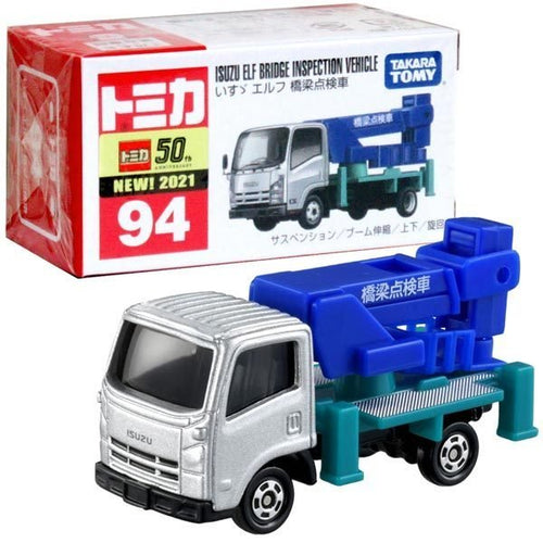 Load image into Gallery viewer, Takara Tomy Tomica Diecast Model Car No94 - Isuzu Elf Bridge Inspection Vehicle
