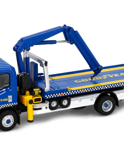 Load image into Gallery viewer, Tiny City Die-cast Model Car - ISUZU N Series Flatbed Tow Truck w/ Crane Good Yr
