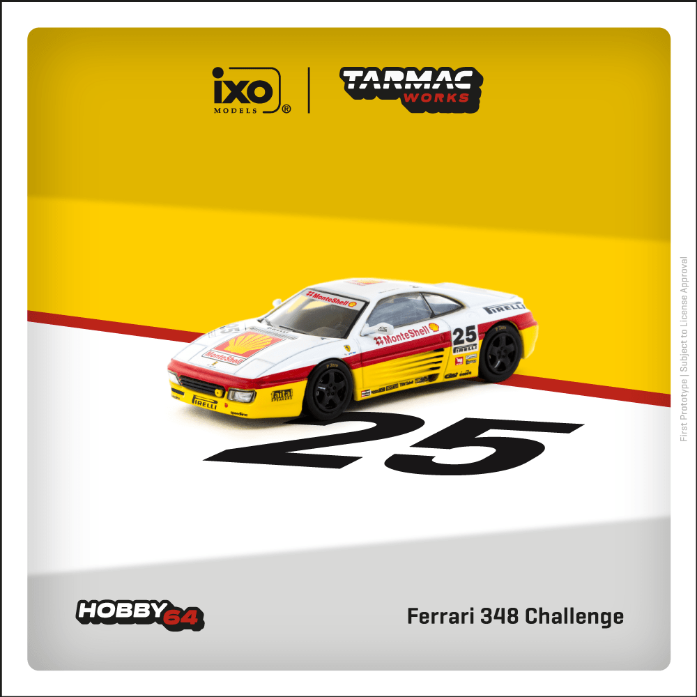Tarmac Works 1/64 Ferrari 348 Challenge  Italian GT 1994 Model Car