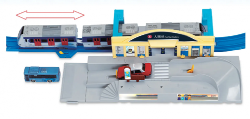 Load image into Gallery viewer, Takara Tomy MTR Tuen Ma Line Passenger Train 2002-Present Deluxe Plarail Set
