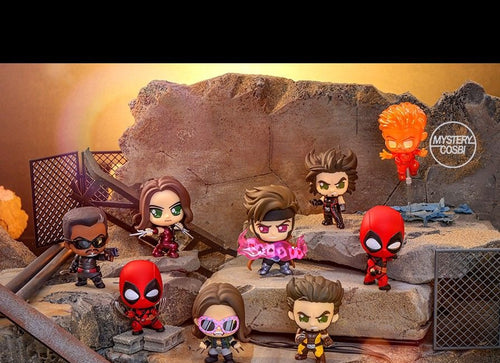 Load image into Gallery viewer, Hot Toys Marvel Deadpool &amp; Wolverine Cosbi Bobble-Head Collection 2 (set of 8)
