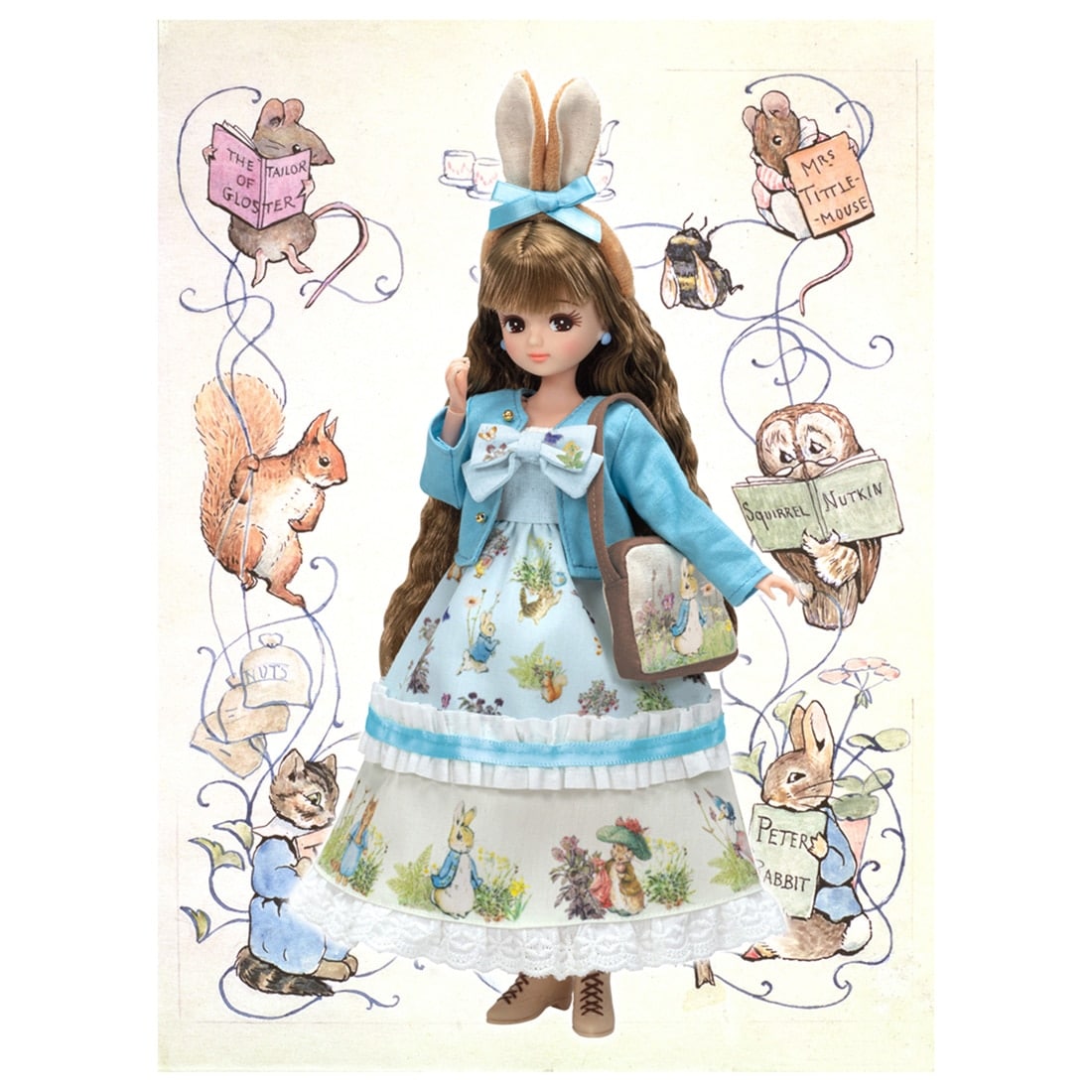 Takara Tomy Licca-chan Doll - Photogenic Licca Peter Rabbit™ Style Doll Set