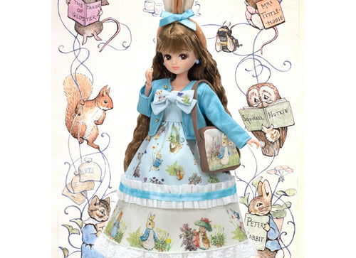 Load image into Gallery viewer, Takara Tomy Licca-chan Doll - Photogenic Licca Peter Rabbit™ Style Doll Set
