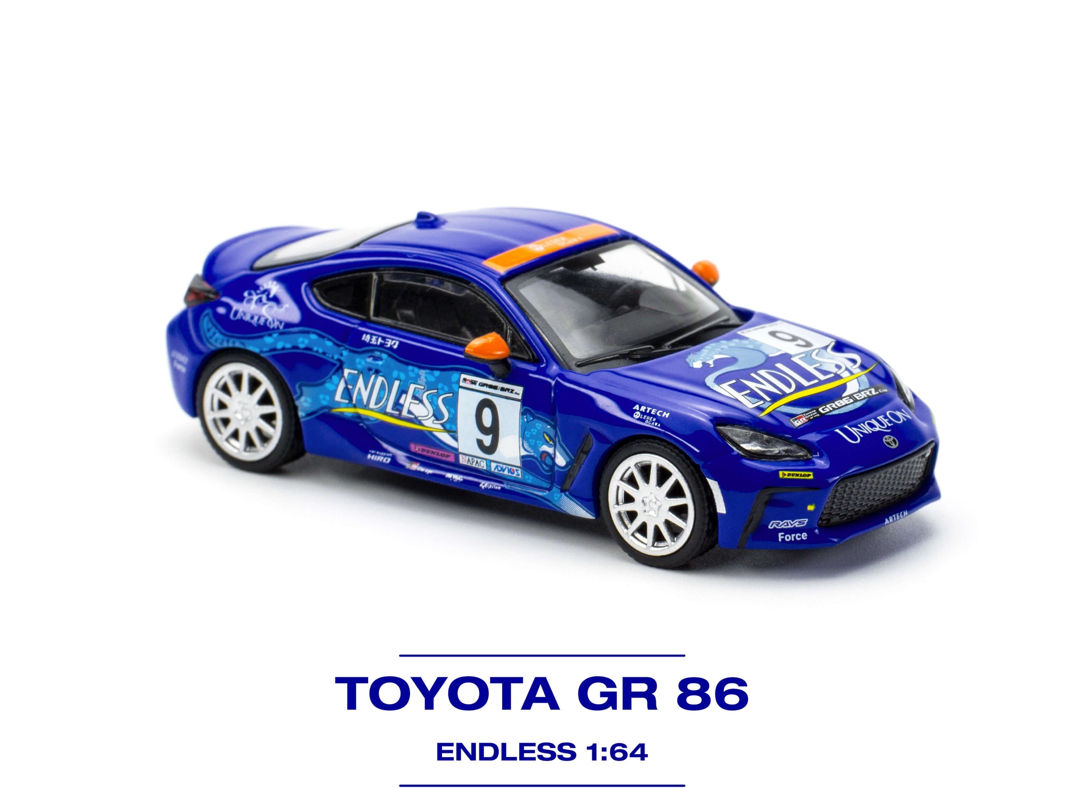 POPRACE 1/64 GR86 ENDLESS Diecast Model Car