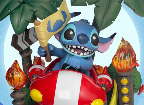 Load image into Gallery viewer, Beast Kingdom Diorama Stage-108- Disney Stitch Racing Car

